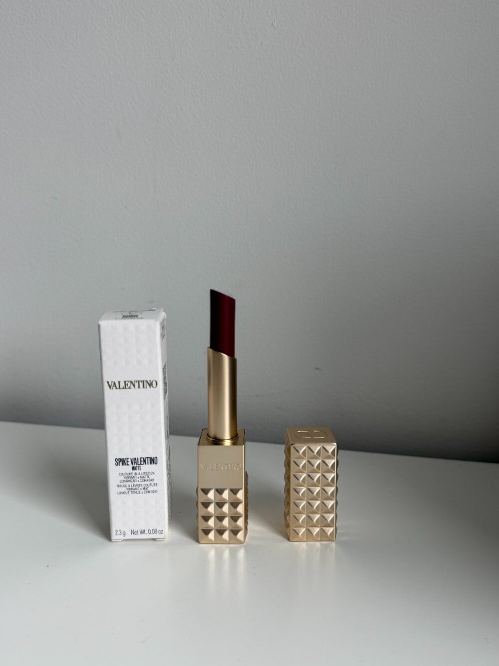 NWT Valentino Spike Buttery Matte Lipstick 508R It's Valentino Baby